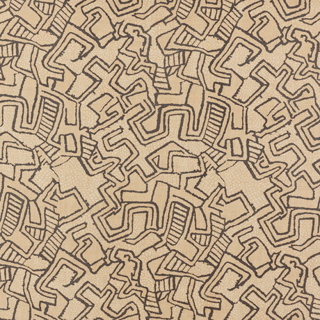 Schumacher 519B92 SAIBO in RATTAN Fabric - RAOUL TEXTILES