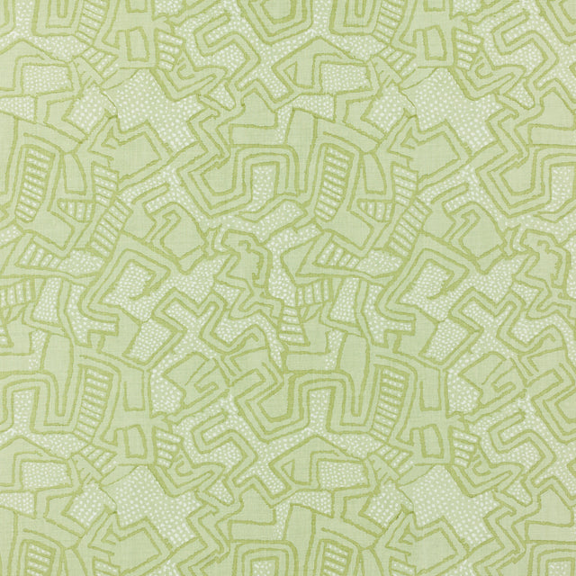 Schumacher 519V69 SAIBO in OLIVINE Fabric - RAOUL TEXTILES