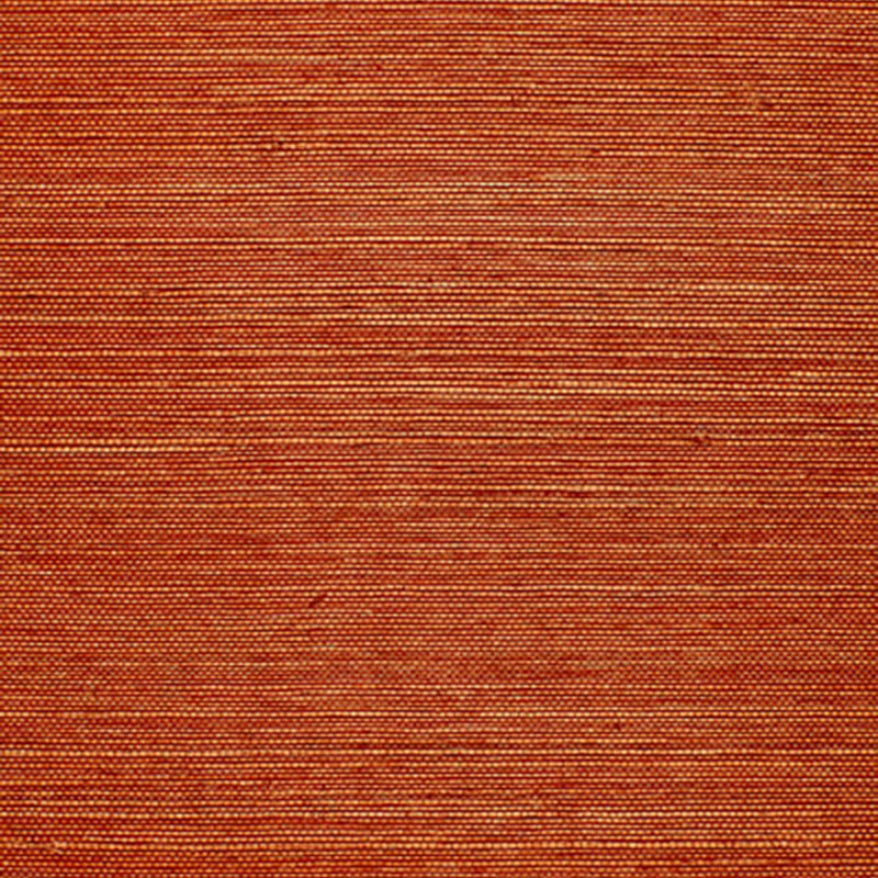Schumacher Ningbo Sisal Russet Wallpaper - Eade's Wallpaper