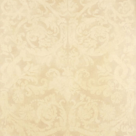 Schumacher Pontine Damask Bone Wallpaper - Eade's Wallpaper