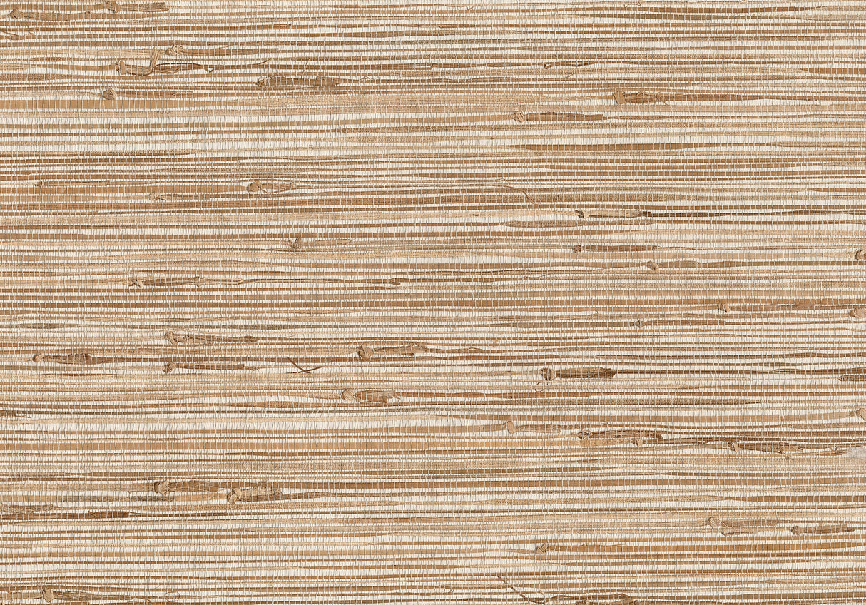 Kenneth James 53-65601 Kaziko Khaki Grasscloth Wallpaper