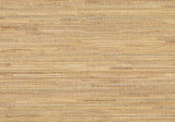Kenneth James 53-65622 Mayu Taupe Grasscloth Wallpaper