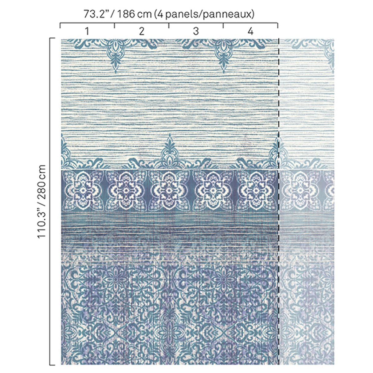  64-W8251 5345 Wallcovering - Eade's Wallpaper & Fabric