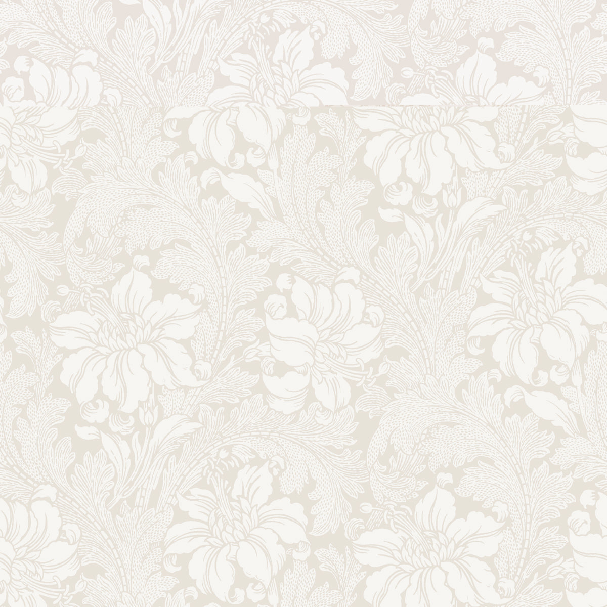 Schumacher 5352 ACANTHUS GARDEN in BONE Wallpaper - BORÃ…STA