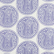 Schumacher 536B04 MIRA BY RAOUL in WISTERIA Fabric - RAOUL T