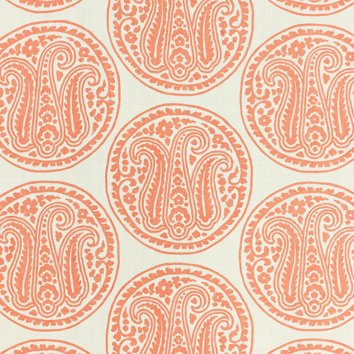 Schumacher 536N43 MIRA BY RAOUL in GRAPEFRUIT Fabric - RAOUL