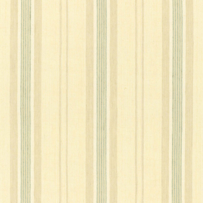 Schumacher Sagaponic Linen Stripe Linen Fabric - Eade's Wallpaper