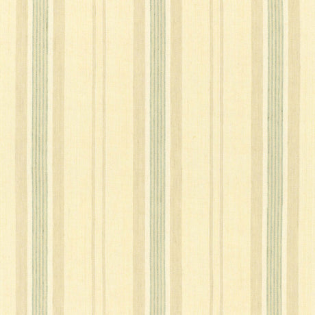 Schumacher Sagaponic Linen Stripe Linen Fabric - Eade's Wallpaper