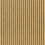 Schumacher Wainscott Linen Stripe Azure Fabric - Eade's Wallpaper