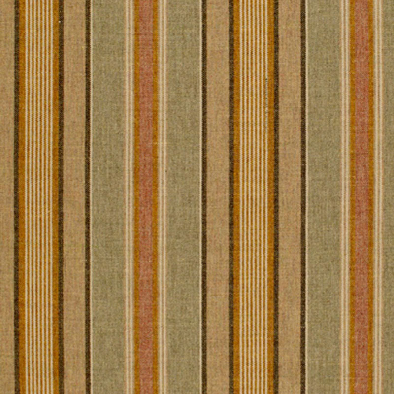 Schumacher Edgemere Stripe Mist Fabric