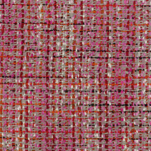 Schumacher 54231 BABE'S TWEED in MARASCHINO Fabric - TEXTURE