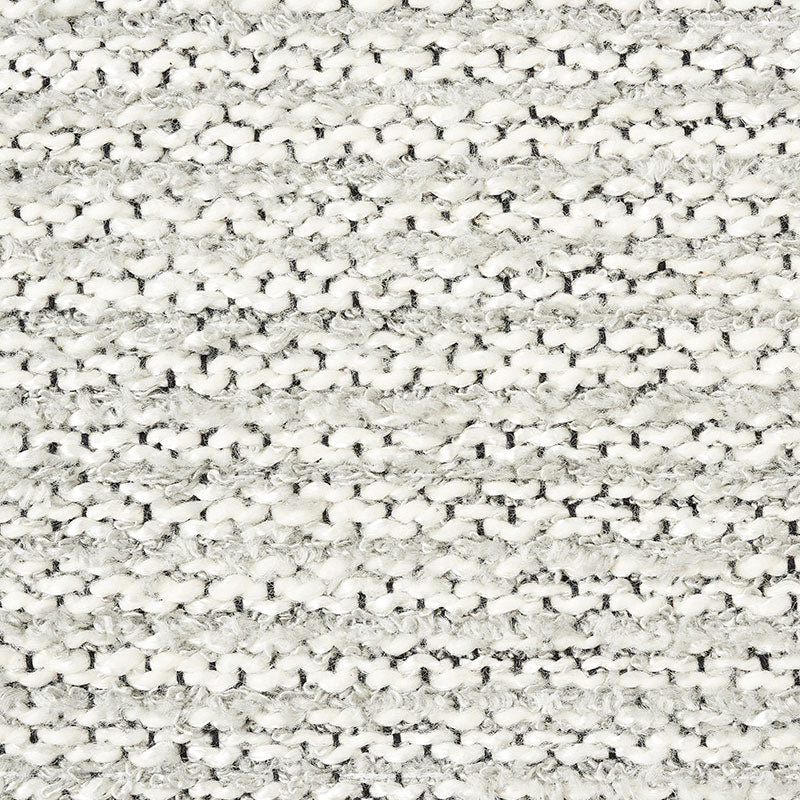 Schumacher Roma Chenille Grey Fabric - Eade's Wallpaper