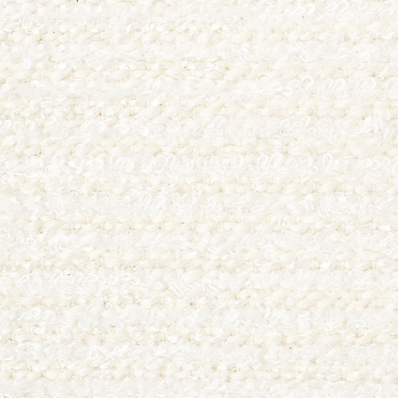 Schumacher Roma Chenille Ivory Fabric - Eade's Wallpaper