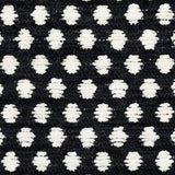 Schumacher 54601 SABINA in IVORY & BLACK Fabric - LUXURY CHE