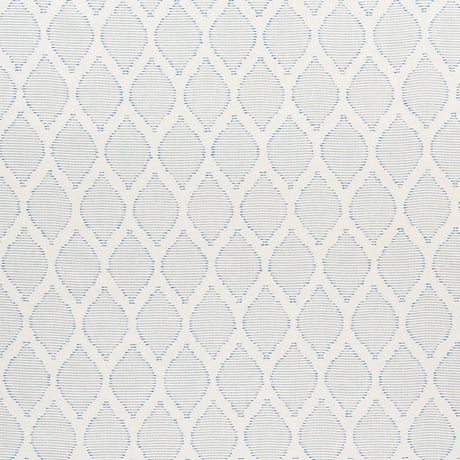 Schumacher Dream Weaver Embroidered Sheer Marine Fabric