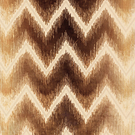 Schumacher Shock Wave Sand & Sable Fabric - Eade's Wallpaper