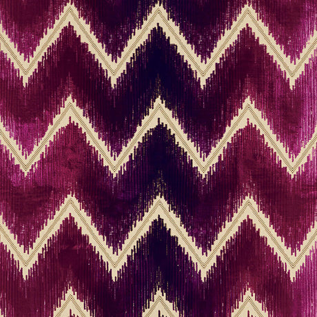 Schumacher Shock Wave Ruby Fabric - Eade's Wallpaper