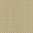 Schumacher 54954 CHINOIS FRET in TOBACCO / AQUA Fabric - ESS