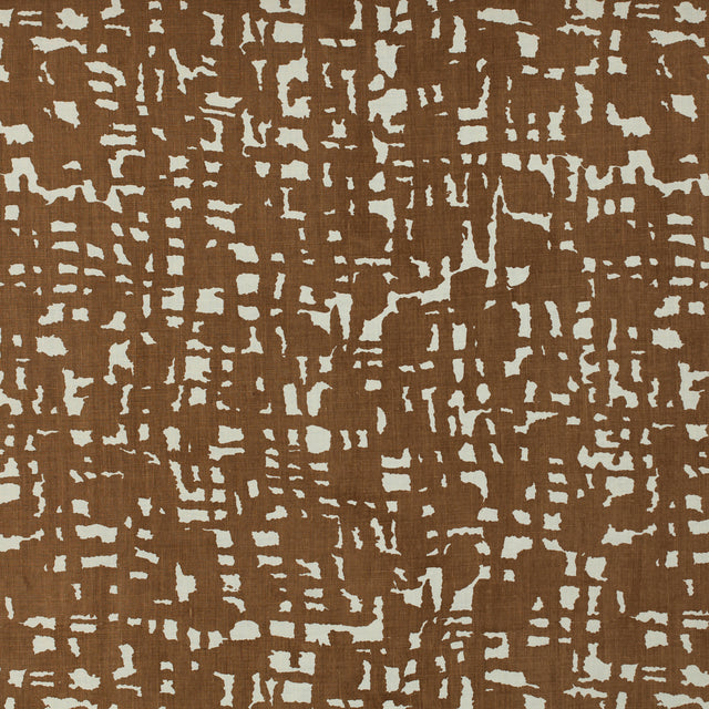Schumacher 552V62 HUGO in TOBACCO Fabric - RAOUL TEXTILES