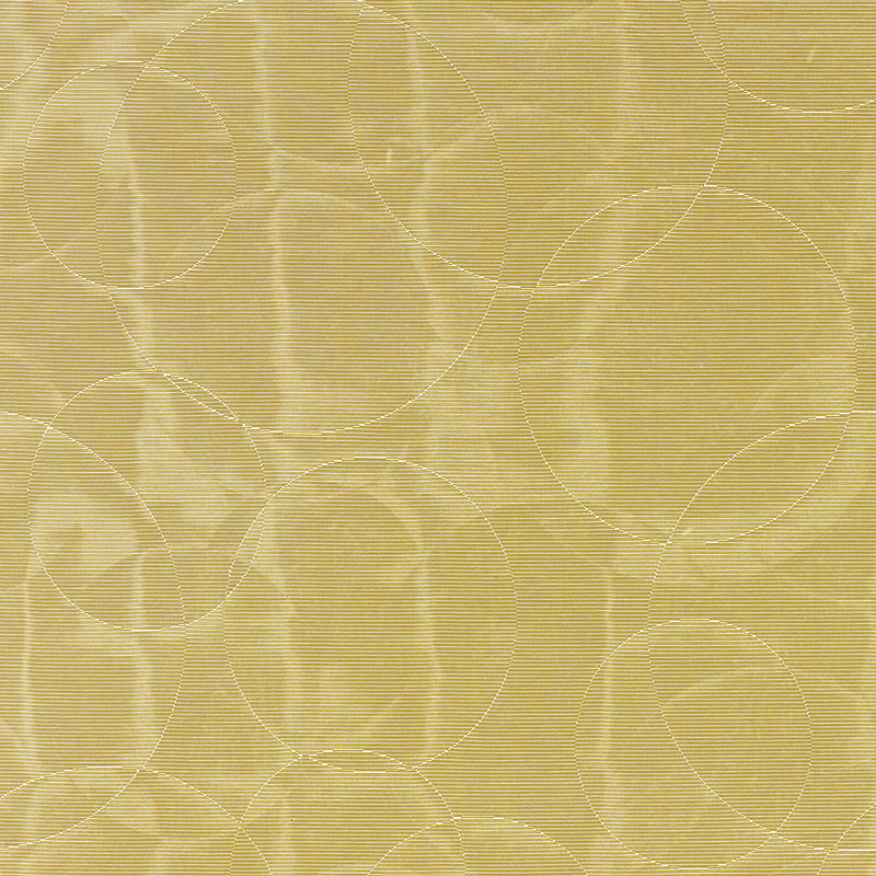 Schumacher Effervescence Moiré Citrine Fabric