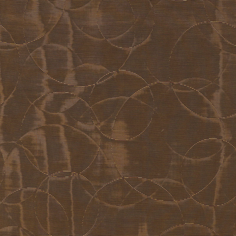 Schumacher Effervescence Moiré Espresso Fabric