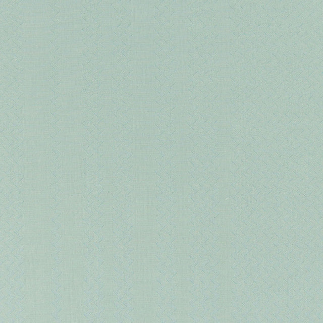 Schumacher Zig-Zag Aquamarine Fabric - Eade's Wallpaper