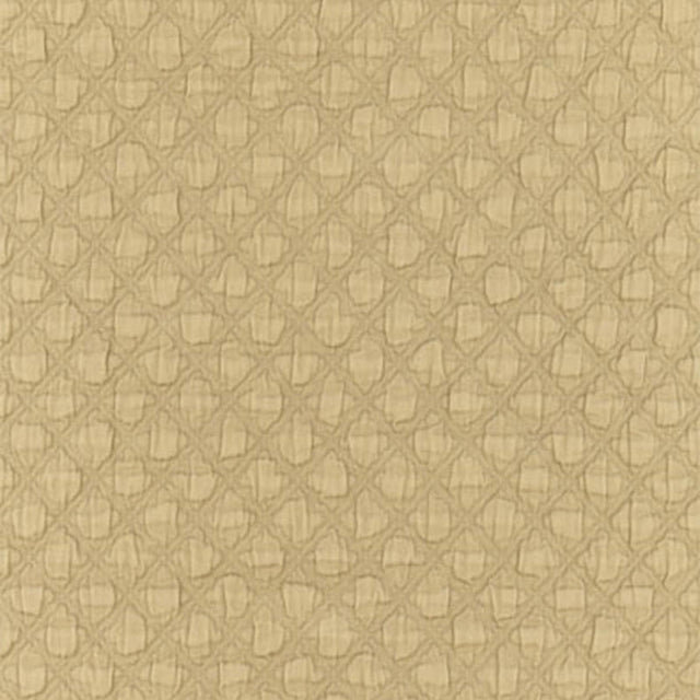 Schumacher Lucca Matelassé Antelope Fabric - Eade's Wallpaper