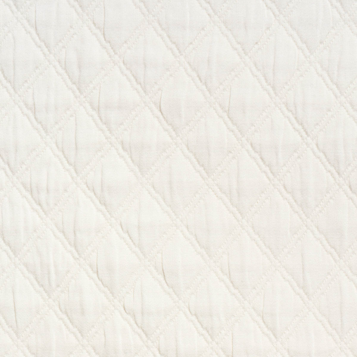 Schumacher Lucca Matelassé Porcelain Fabric - Eade's Wallpaper