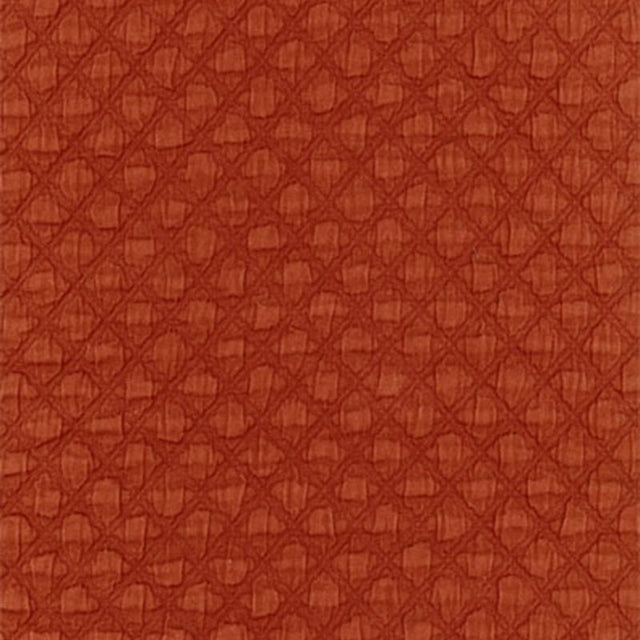 Schumacher Lucca Matelassé Spice Fabric - Eade's Wallpaper