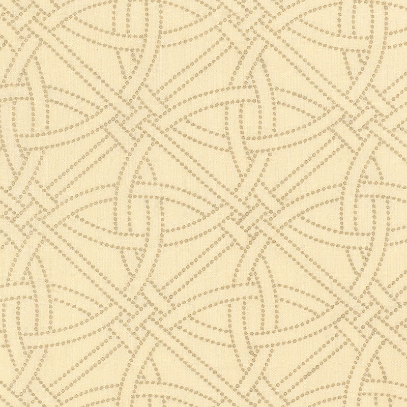 Schumacher Durance Embroidery Limestone Fabric