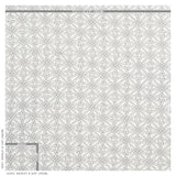 Schumacher Durance Embroidery Black & White Fabric