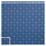 Schumacher Durance Embroidery Navy Fabric