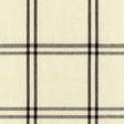 Schumacher Luberon Plaid Raven Fabric - Eade's Wallpaper