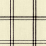 Schumacher Luberon Plaid Raven Fabric - Eade's Wallpaper