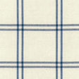 Schumacher Luberon Plaid Indigo Fabric - Eade's Wallpaper