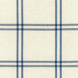 Schumacher Luberon Plaid Indigo Fabric - Eade's Wallpaper