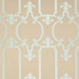 Schumacher Ornamental Silk Silvered Aqua Fabric - Eade's Wallpaper