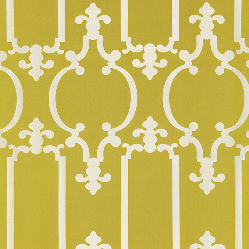 Schumacher Ornamental Silk Spring Fabric - Eade's Wallpaper