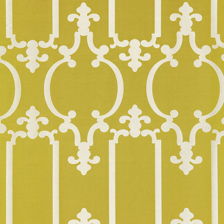 Schumacher Ornamental Silk Spring Fabric - Eade's Wallpaper