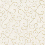 Schumacher Adia Sheer Embroidery Parchment Fabric