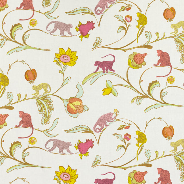 Schumacher 560B52 MONKEY in SAPOTE Fabric - RAOUL TEXTILES