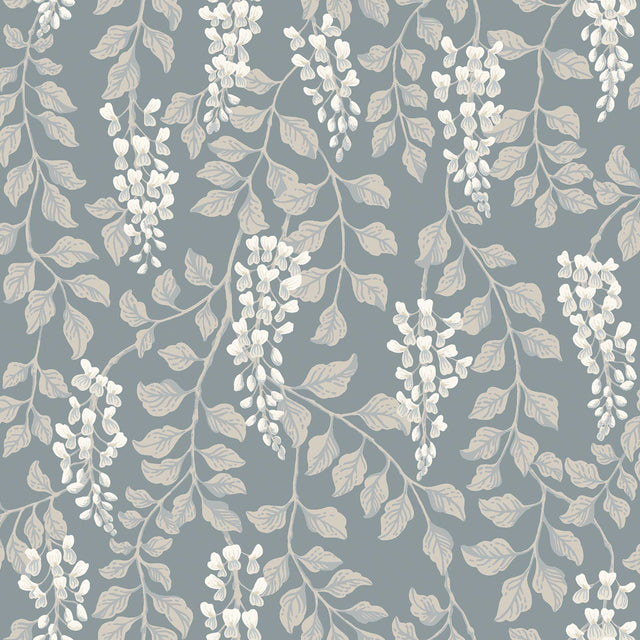Schumacher 5711 BLÃ…REGN in SLATE Wallpaper - BORÃ…STAPETER