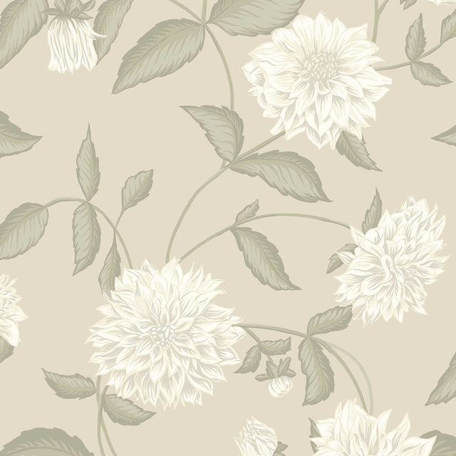 Schumacher 5720 DAHLIADRÃ–M in LEAF Wallpaper - BORÃ…STAPETE