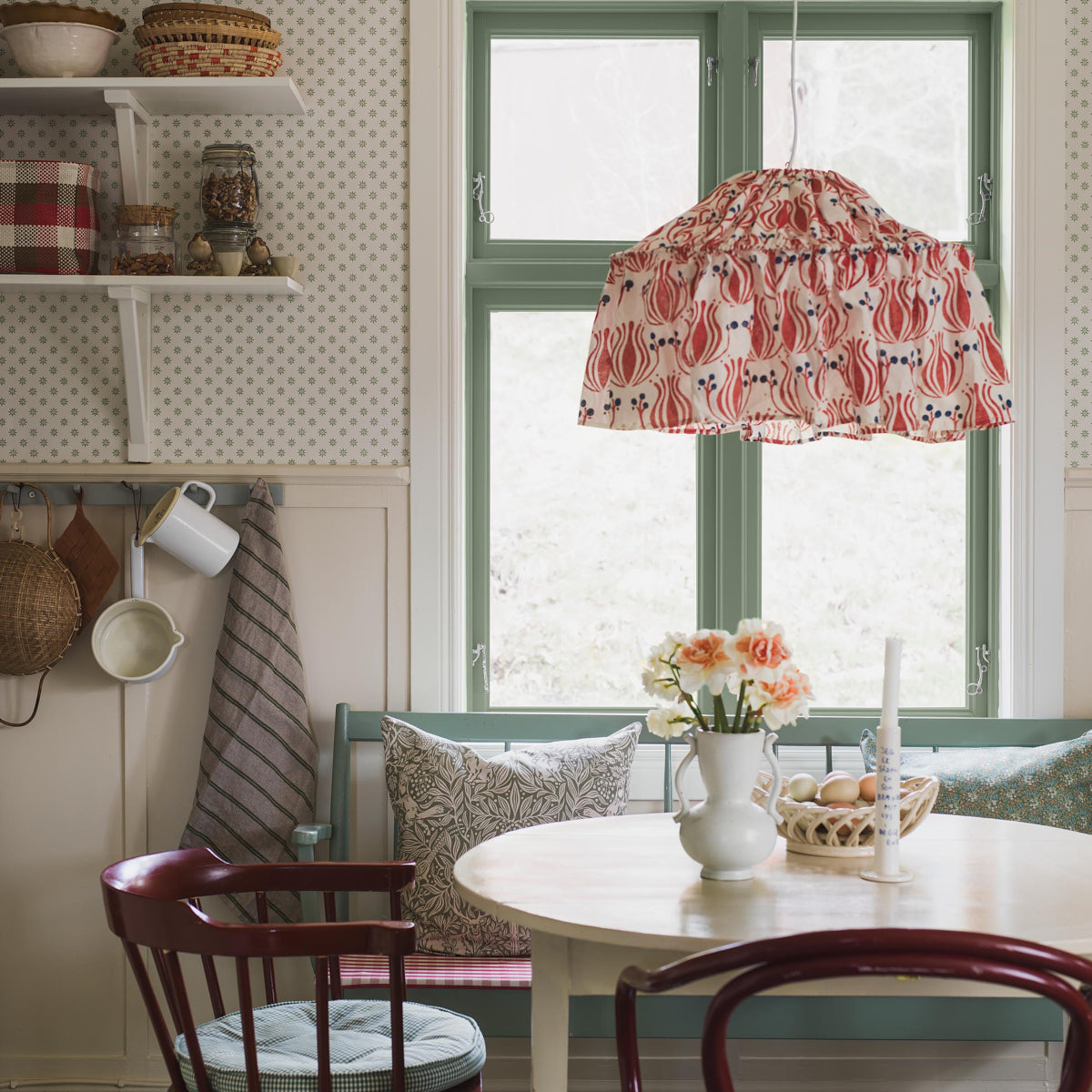 Schumacher 5809 SKOGSSTJÃ„RNA in GREEN Wallpaper - BORÃ…STAP