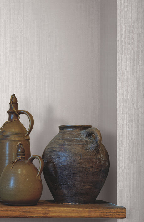 York 5852 Weekender Weave White Wallpaper