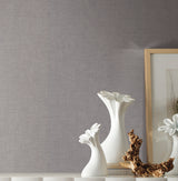 York 5953 Gesso Weave Grey Wallpaper