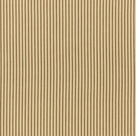 Schumacher Wellfleet Ticking Stripe Driftwood Fabric - Eade's Wallpaper
