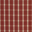 Schumacher Portsmith Check Berry Fabric - Eade's Wallpaper