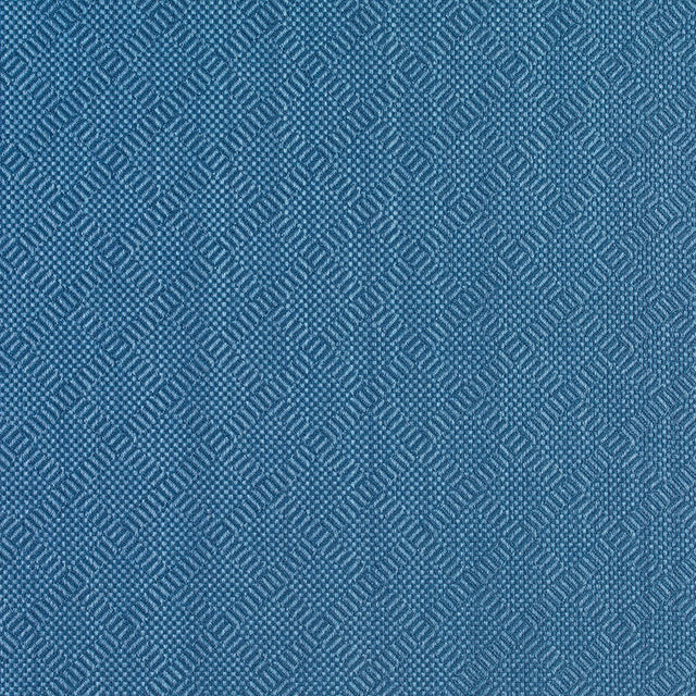 Schumacher Villis Strié Lapis Fabric - Eade's Wallpaper