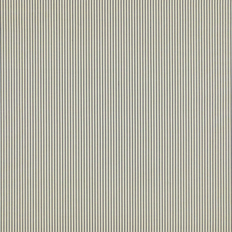 Schumacher Charee Silk Stripe Black & White Fabric